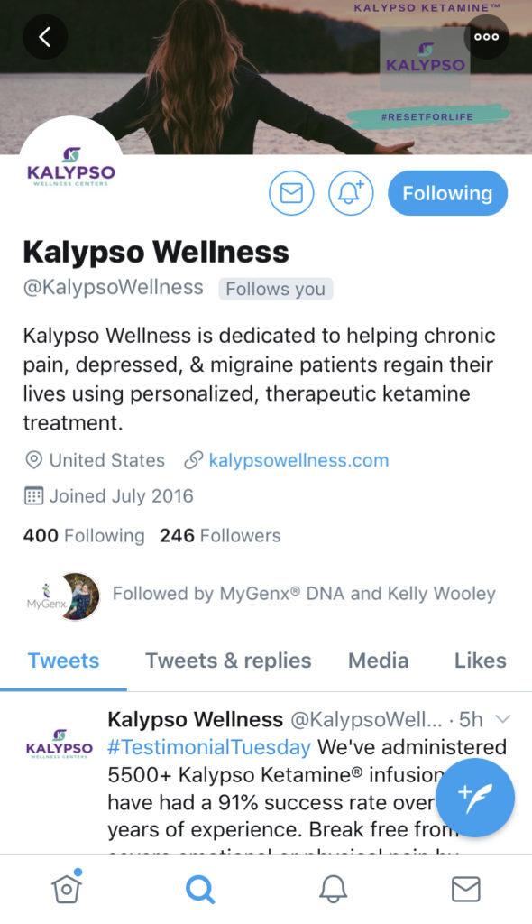 Kalypso Wellness Twitter