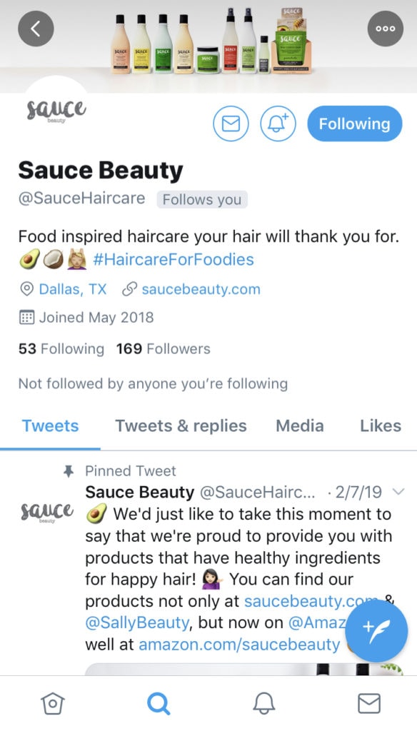 Sauce Beauty Twitter